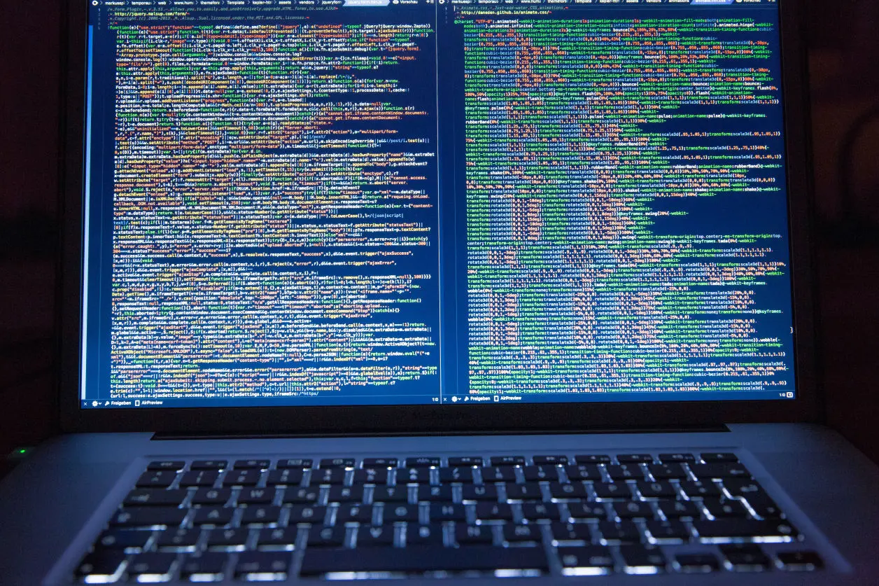 Engineering code on screen